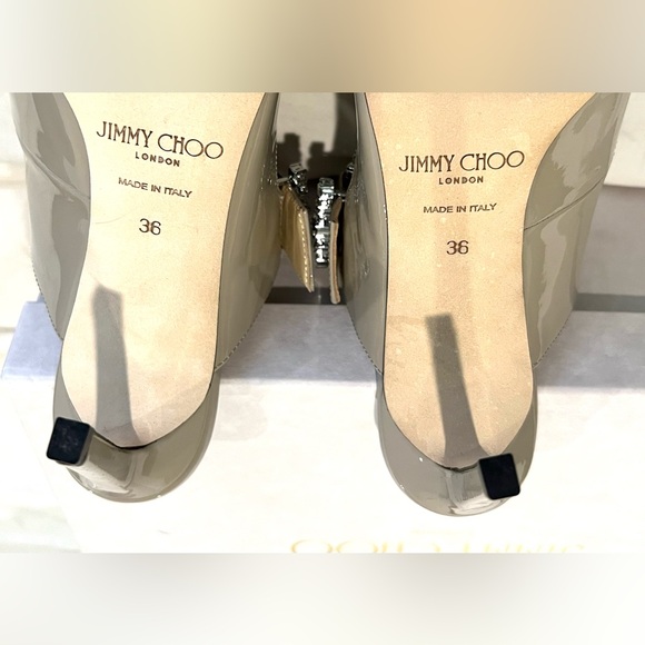 Jimmy Choo Patent Leather Mules with Crystal Buckle size 6 or 36 - Picture 14 of 14